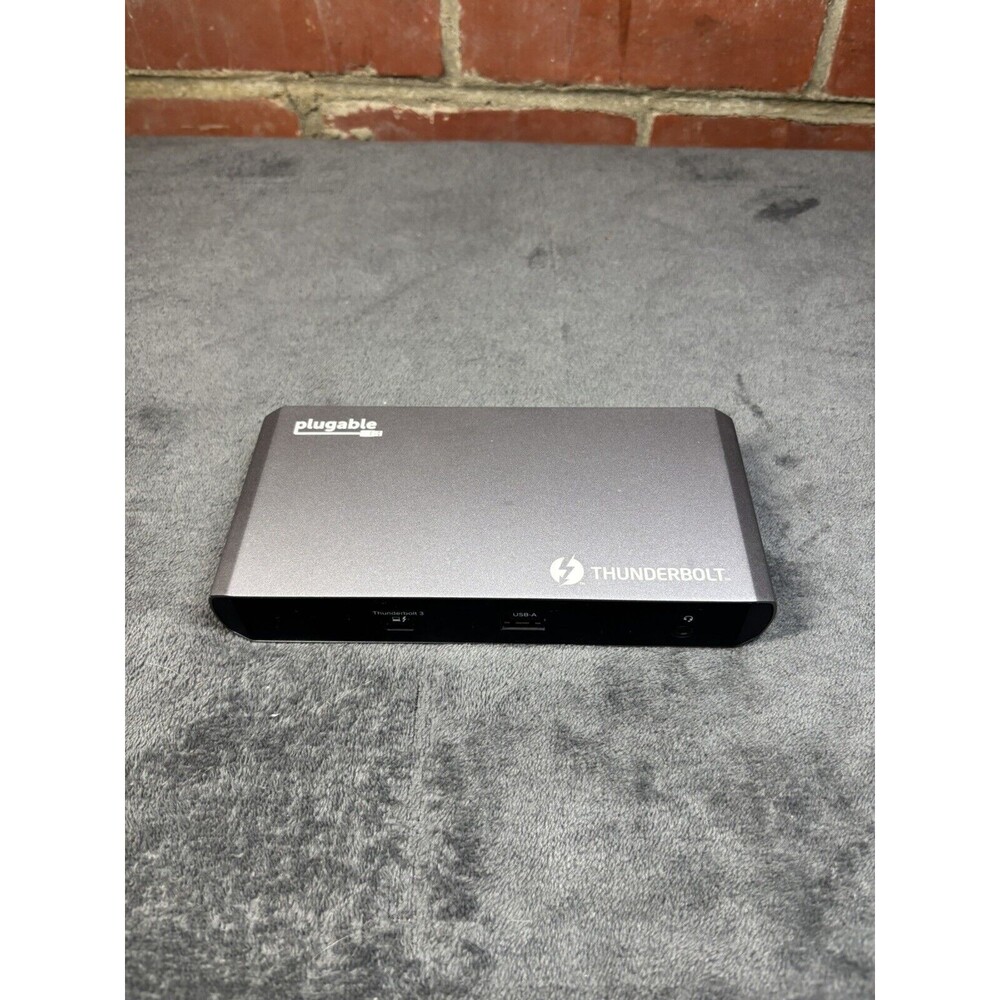 Thunderbolt 3 Plugable USB-C Docking Station TBT3-UDC1 No Power Cord, Untested